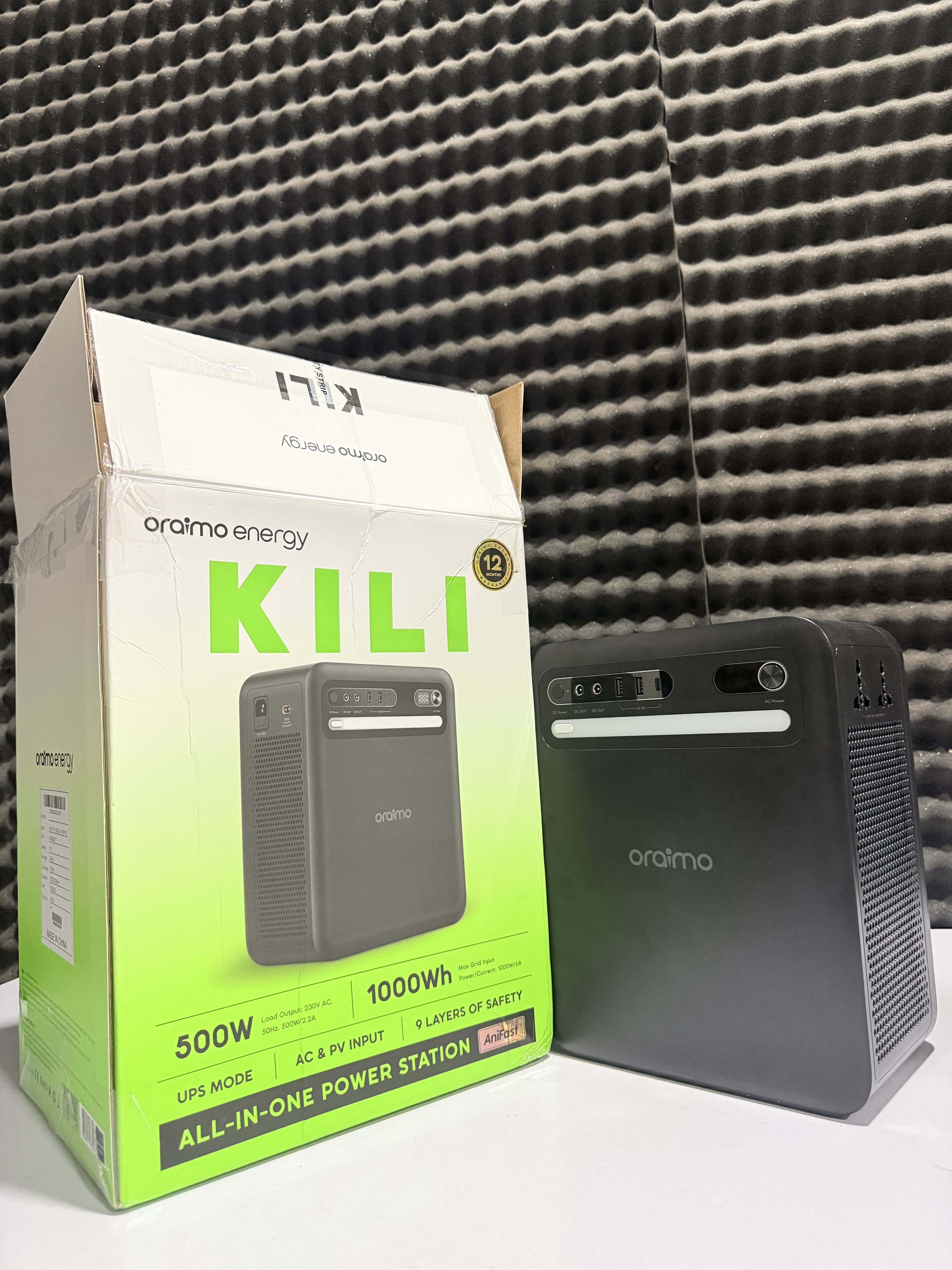 Oraimo Energy Kili 500W Portable Power Station (OPS-5102) 2