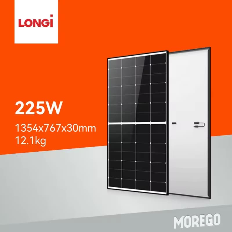 LONGi Horizon 225W 12V Monocrystalline Solar Panel (LR5-28HTH-225M) 1