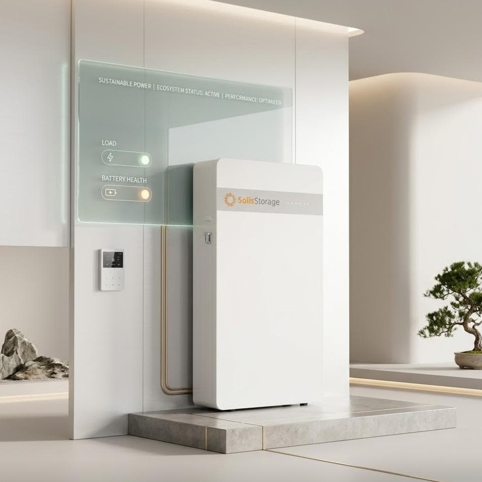 Solis 16kWh Lithium Battery 51.2V 314Ah IntelliHome Wall/Floor Mounted Battery 2